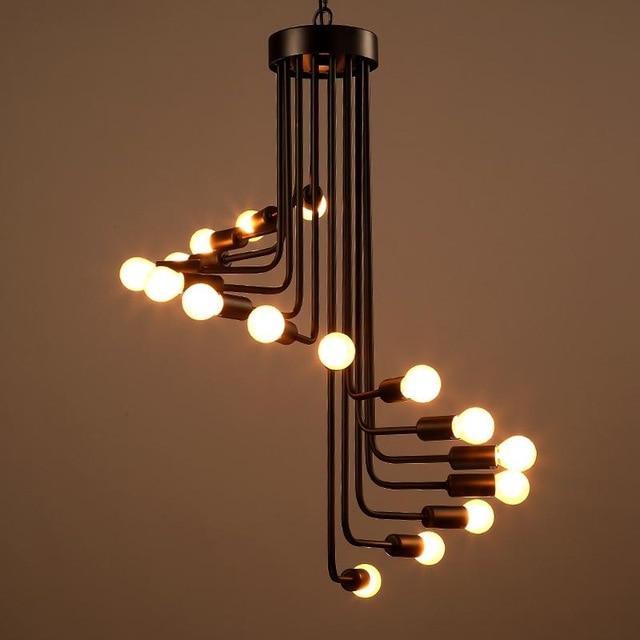 Modern Novelty Swirly Ball Chandelier