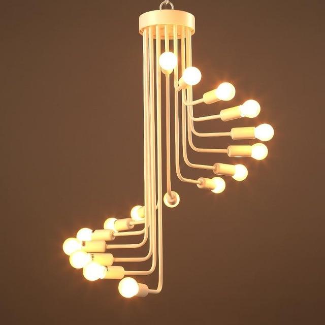 Modern Novelty Swirly Ball Chandelier