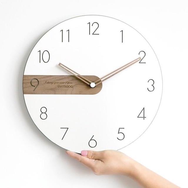 Modern Wall Clock Decor Accent