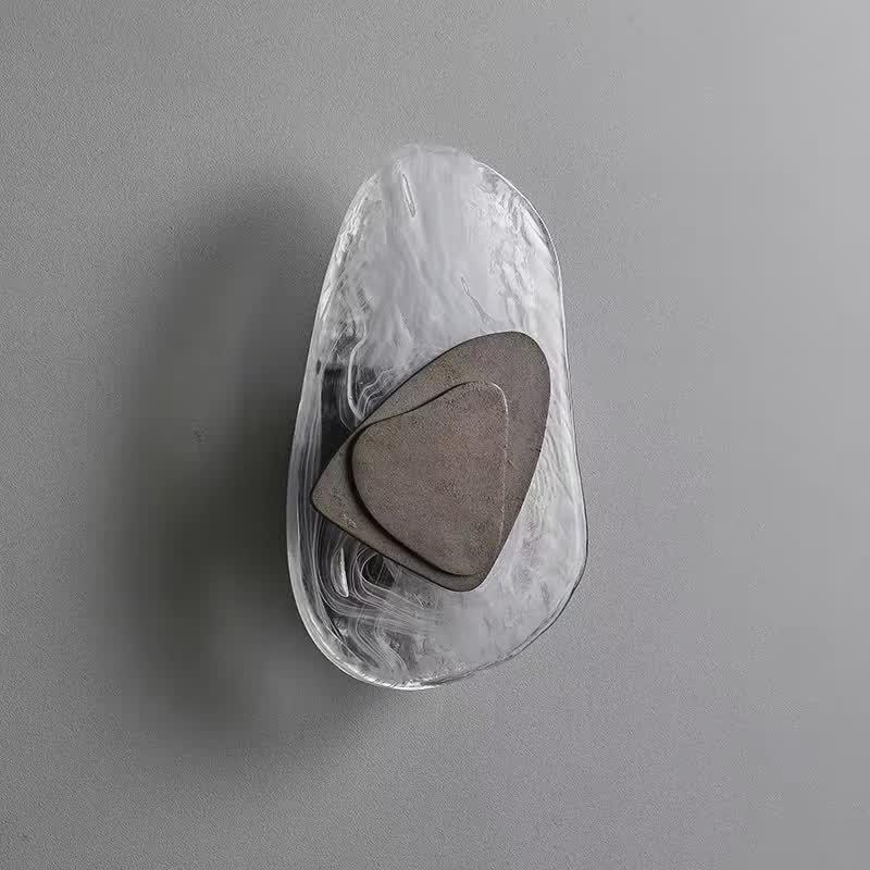 Modern Wall Sconce Lamp Shaped Crystal Stone Living Room Wall Led Hotel Creative Aisle Staircase Bedroom Bed Minimal Wall Lamp