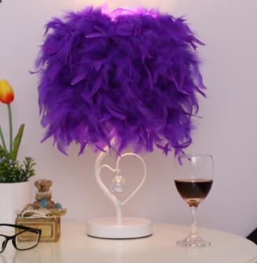 Avenila Selects Multi-Color Feather Lamp