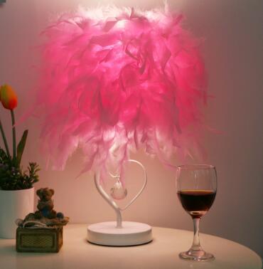 Avenila Selects Multi-Color Feather Lamp