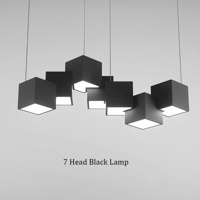 Multi Cube LED Chandelier
