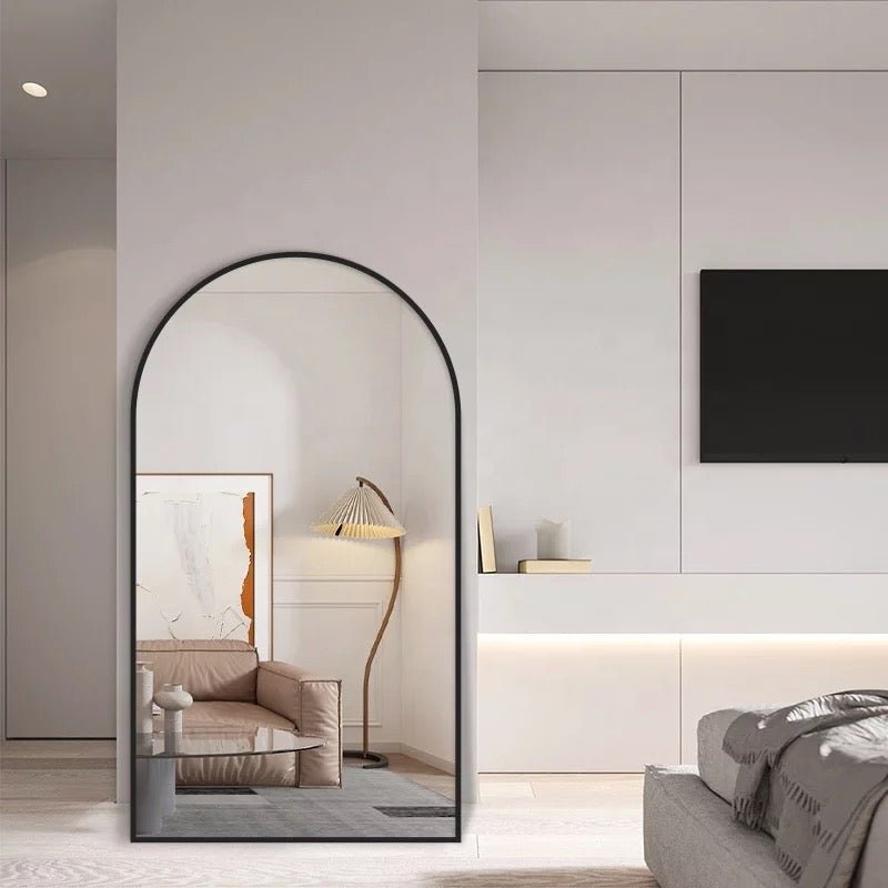 Over size aluminum Arch Mirror (3 sizes)