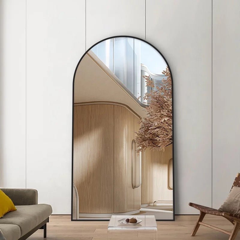 Over size aluminum Arch Mirror (3 sizes)