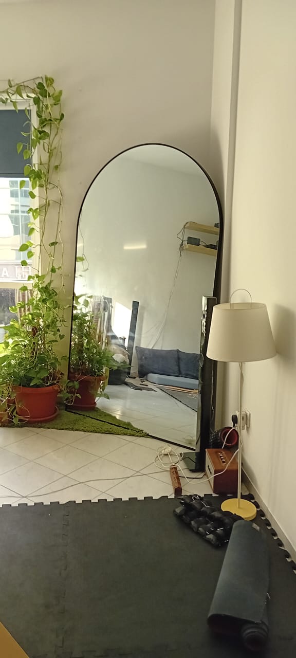 Over size aluminum Arch Mirror (3 sizes)