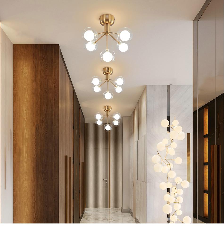 Avenila Select Gold Glass Ball Chandelier