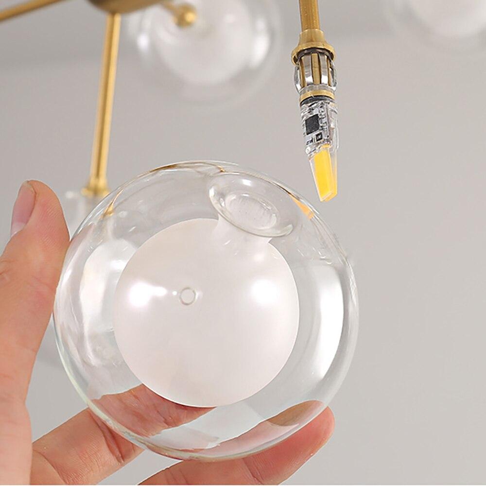 Avenila Select Gold Glass Ball Chandelier