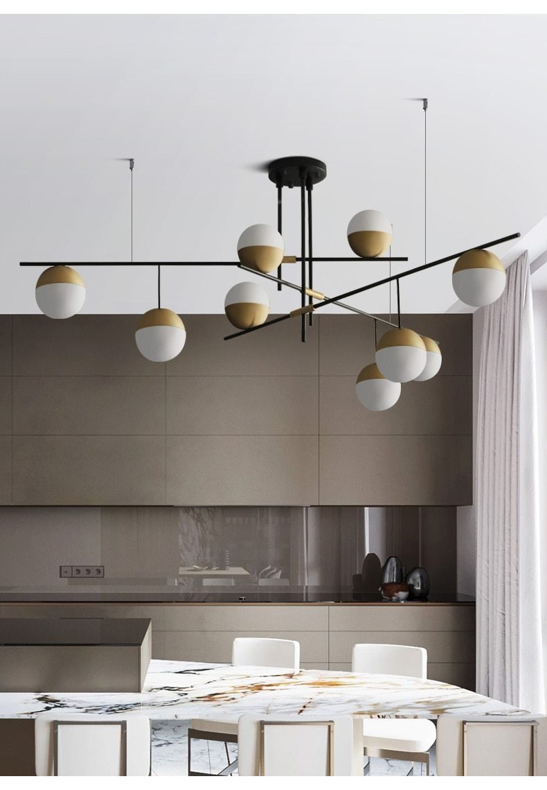 Postmodern Luxury Ball Chandelier