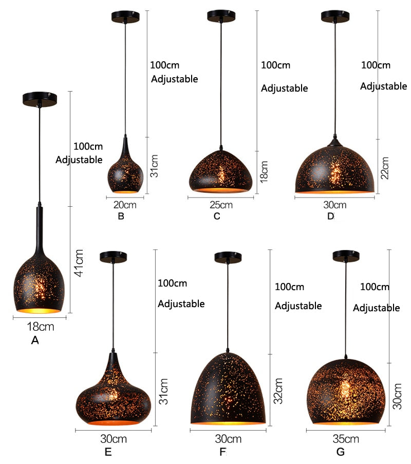 Vintage Pendant Lamp Nordic Charm