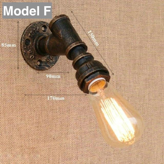 Retro Industrial Wall Lamp