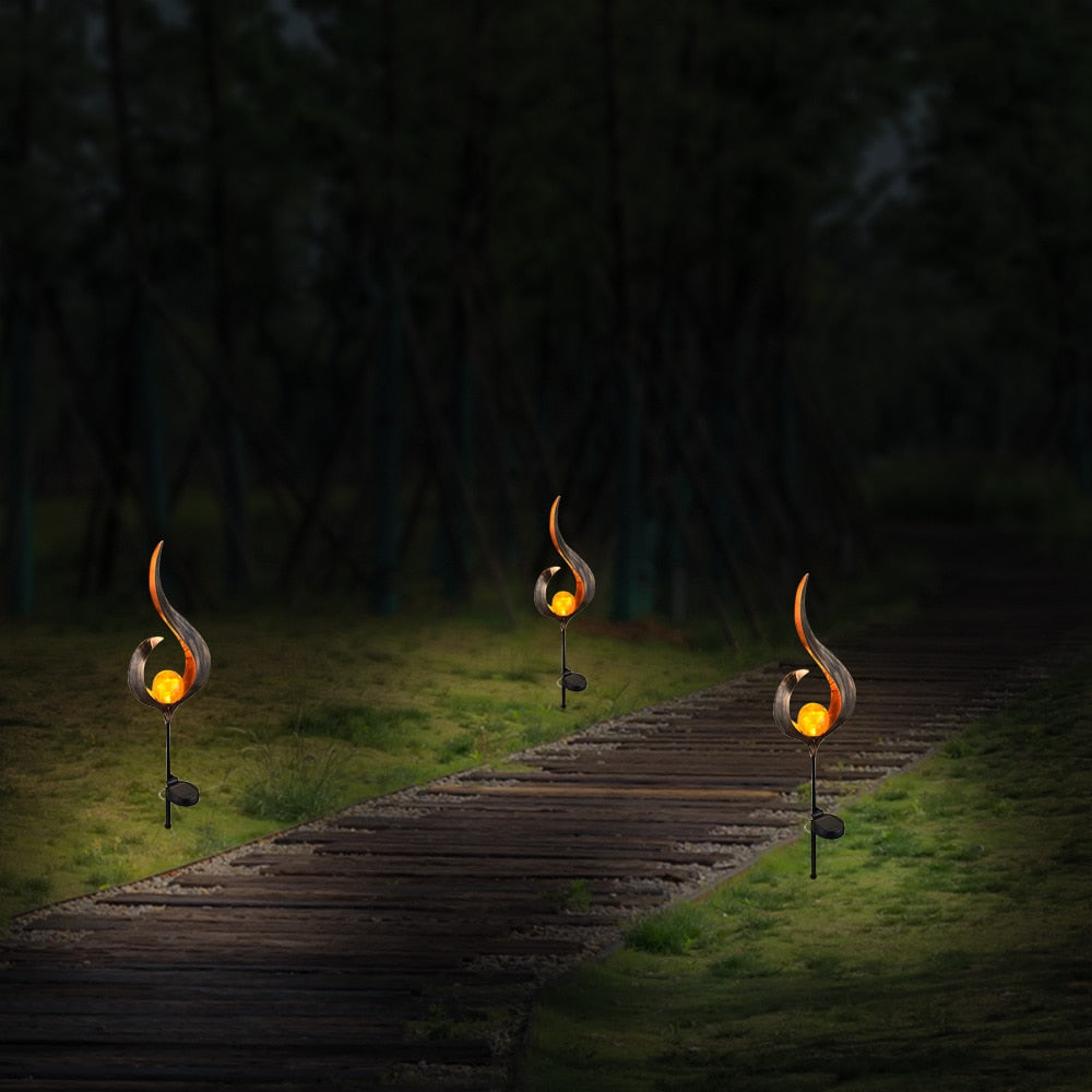 Eolete - Solar Flame Light Sun Waterproof