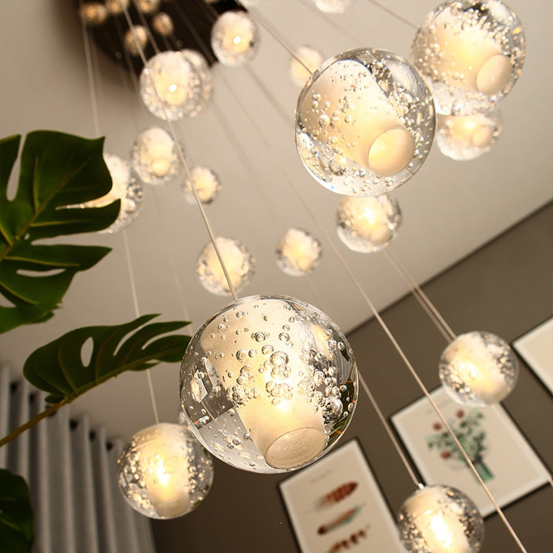 Virmys Modern Crystal Glass Pendant Light
