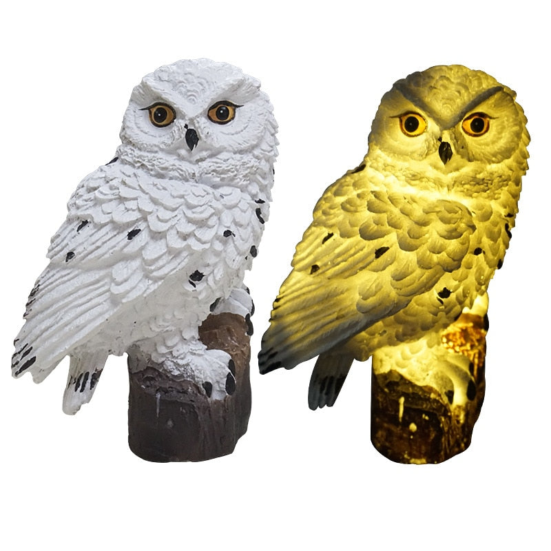 Owl Solar Power Garden Light