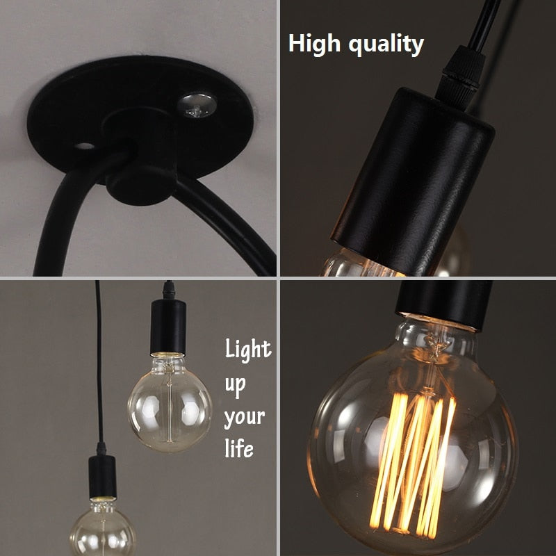 LED Chandelier DIY Art Spider Ceiling Lamp