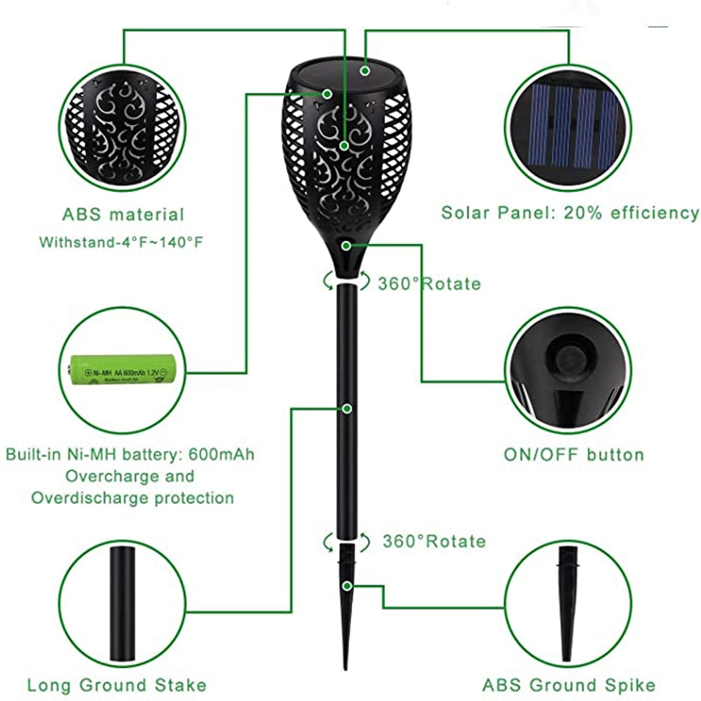 Fleam - Solar Flame Torch Light