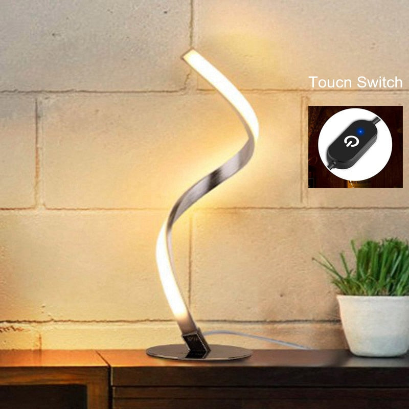 Firera Spiral Curved Lamp