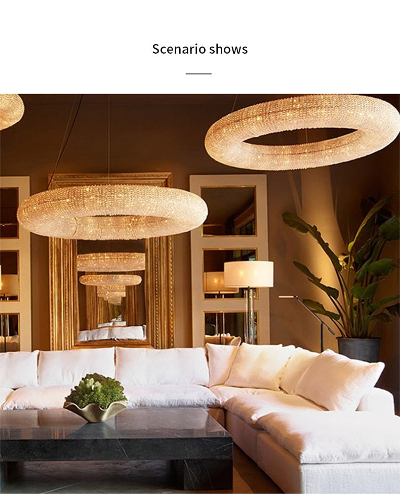 Zalma Modern Crystal Chandelier