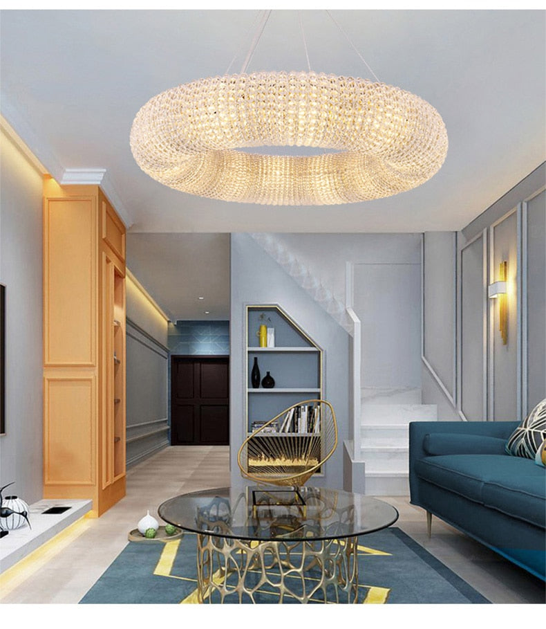 Zalma Modern Crystal Chandelier