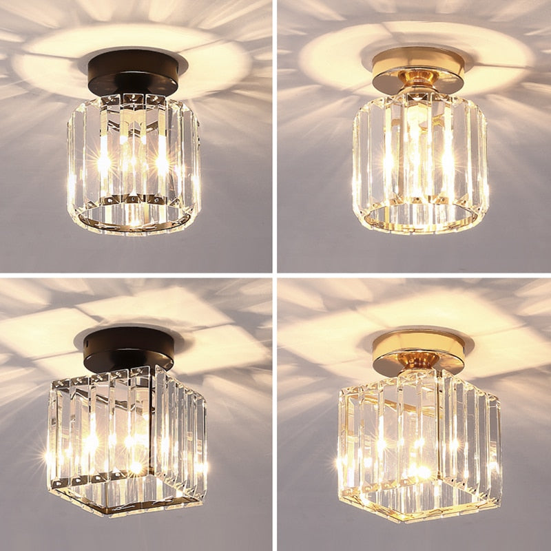 LED Crystal Lampshade Ceiling Lights