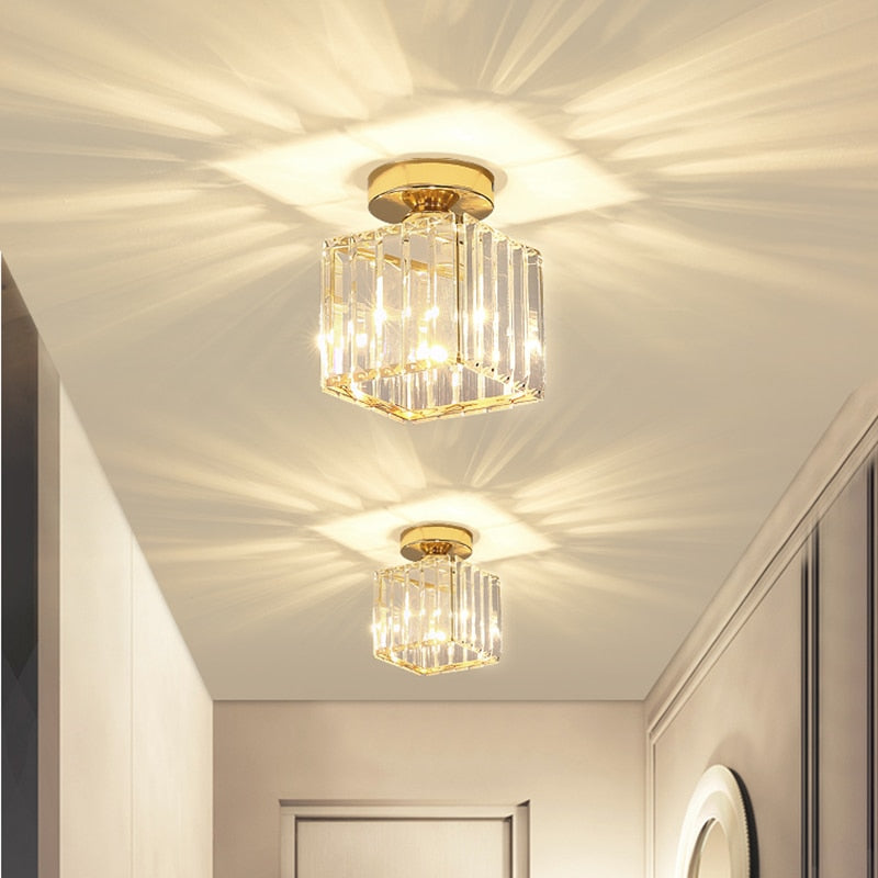 LED Crystal Lampshade Ceiling Lights
