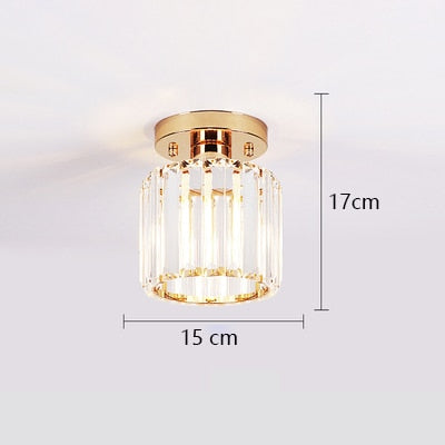 LED Crystal Lampshade Ceiling Lights