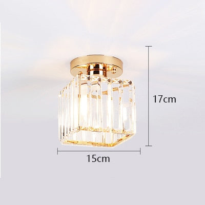 LED Crystal Lampshade Ceiling Lights