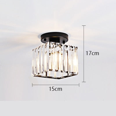 LED Crystal Lampshade Ceiling Lights