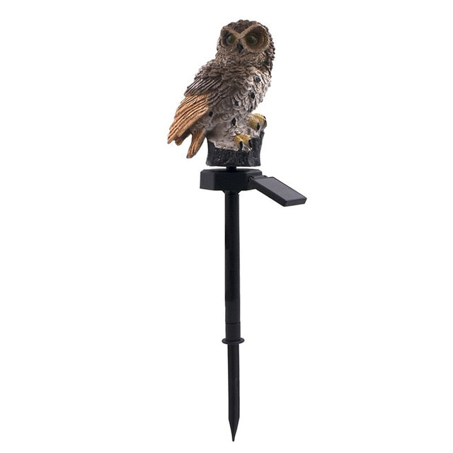 Owl Solar Power Garden Light
