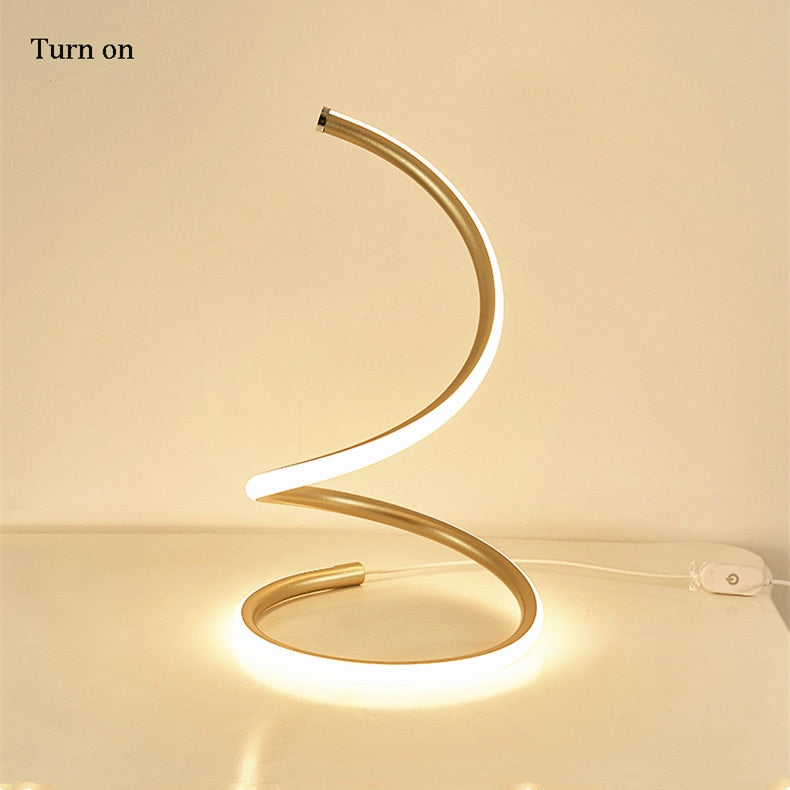 Kira - Spiral LED Table Lamps
