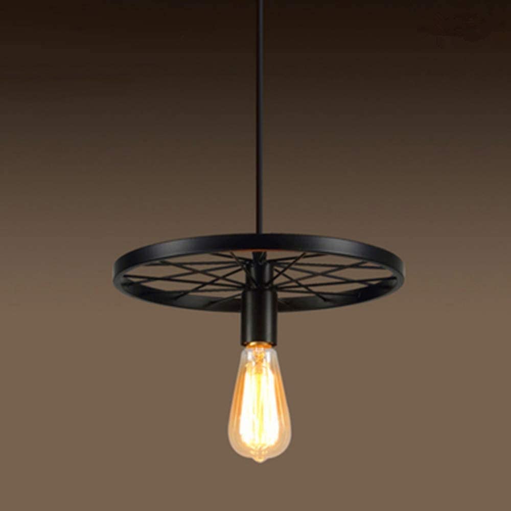 Retro Iron Wheel Decorative Accent