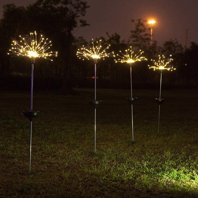 LED Solar Firework Waterproof Lights