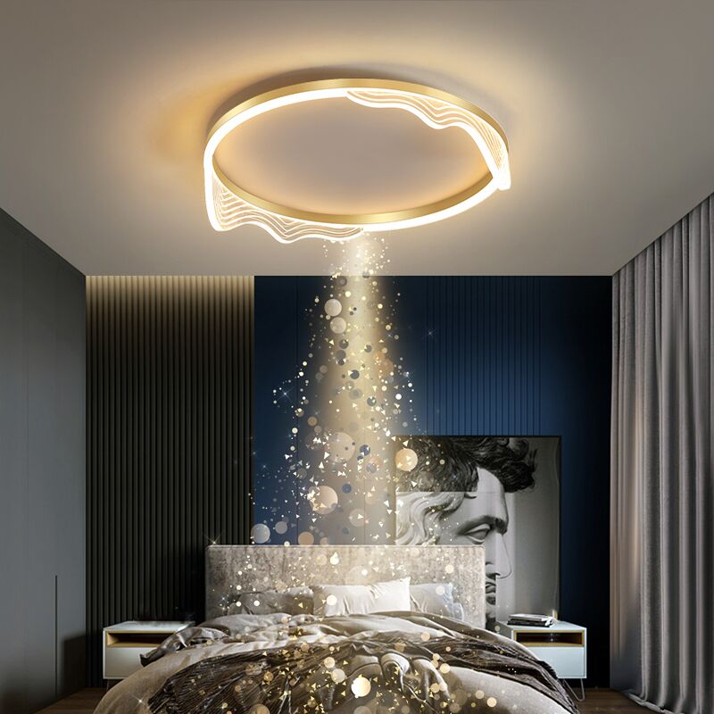 Lustre Luminaires Modern Circle Chandelier LED