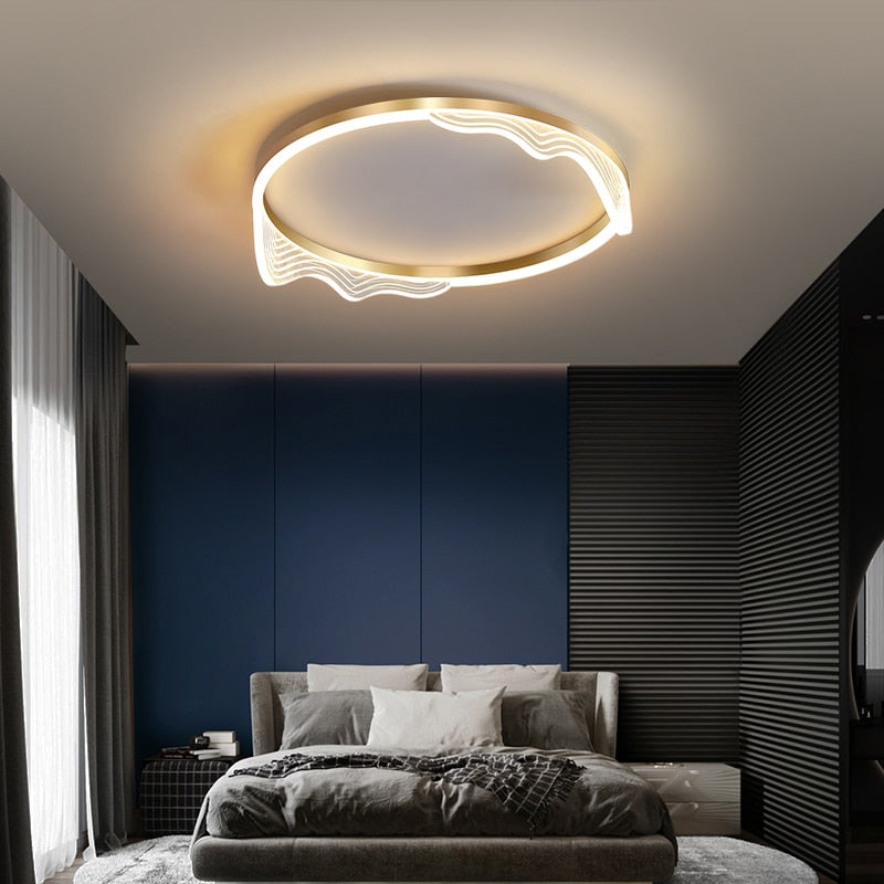 Lustre Luminaires Modern Circle Chandelier LED