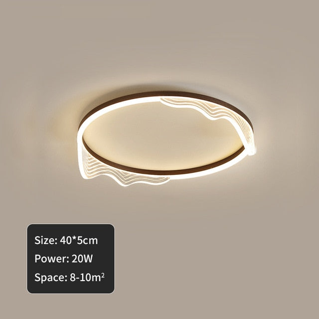 Lustre Luminaires Modern Circle Chandelier LED
