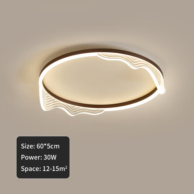 Lustre Luminaires Modern Circle Chandelier LED