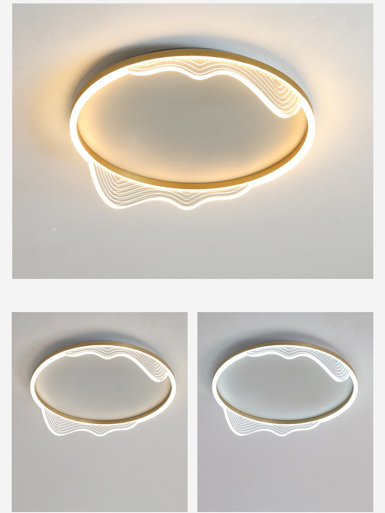 Lustre Luminaires Modern Circle Chandelier LED