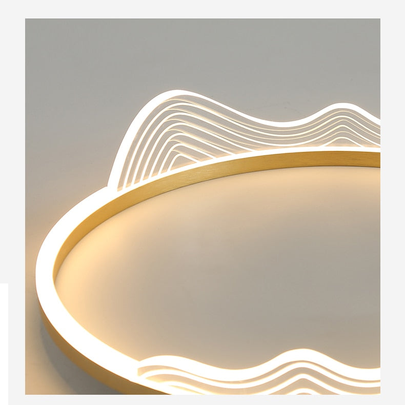 Lustre Luminaires Modern Circle Chandelier LED