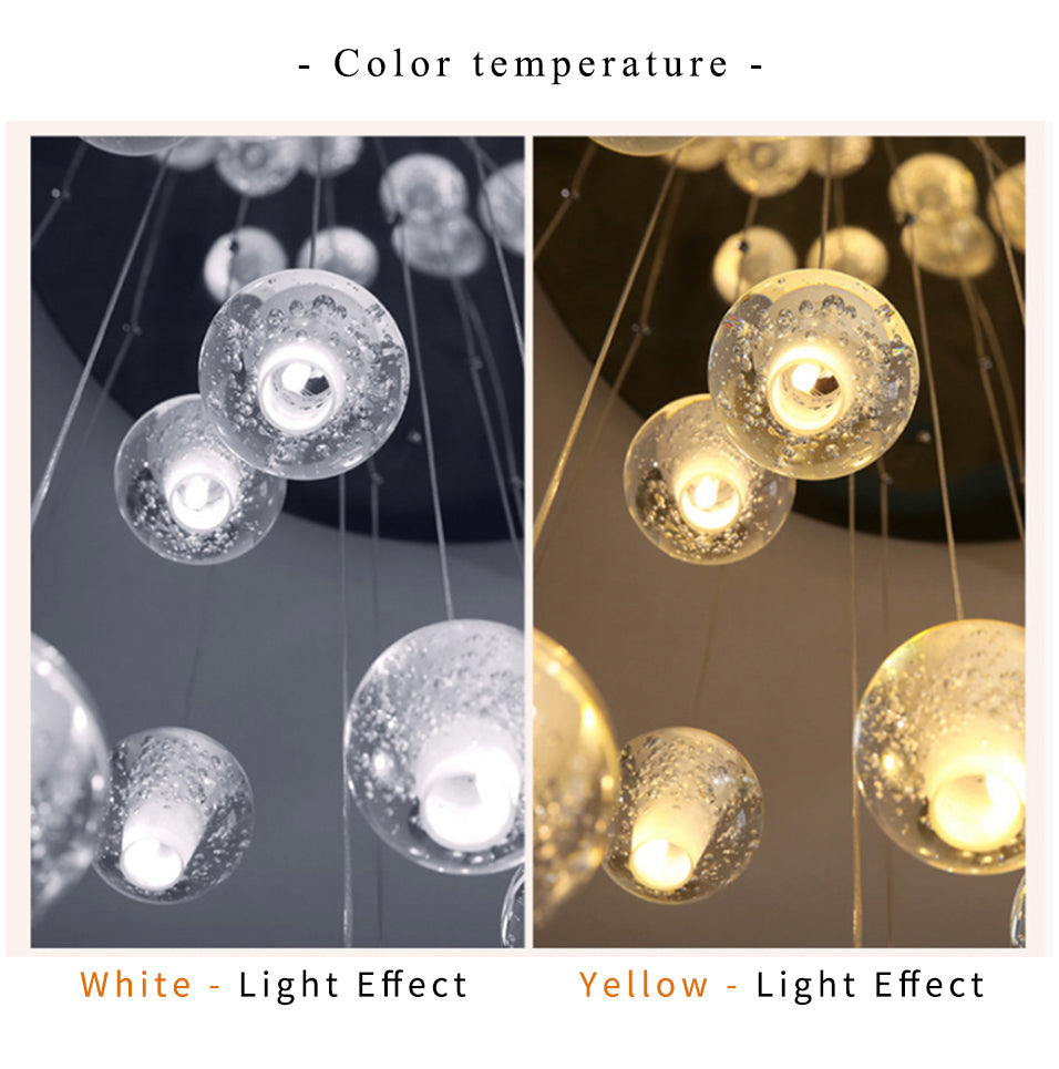 Virmys Modern Crystal Glass Pendant Light