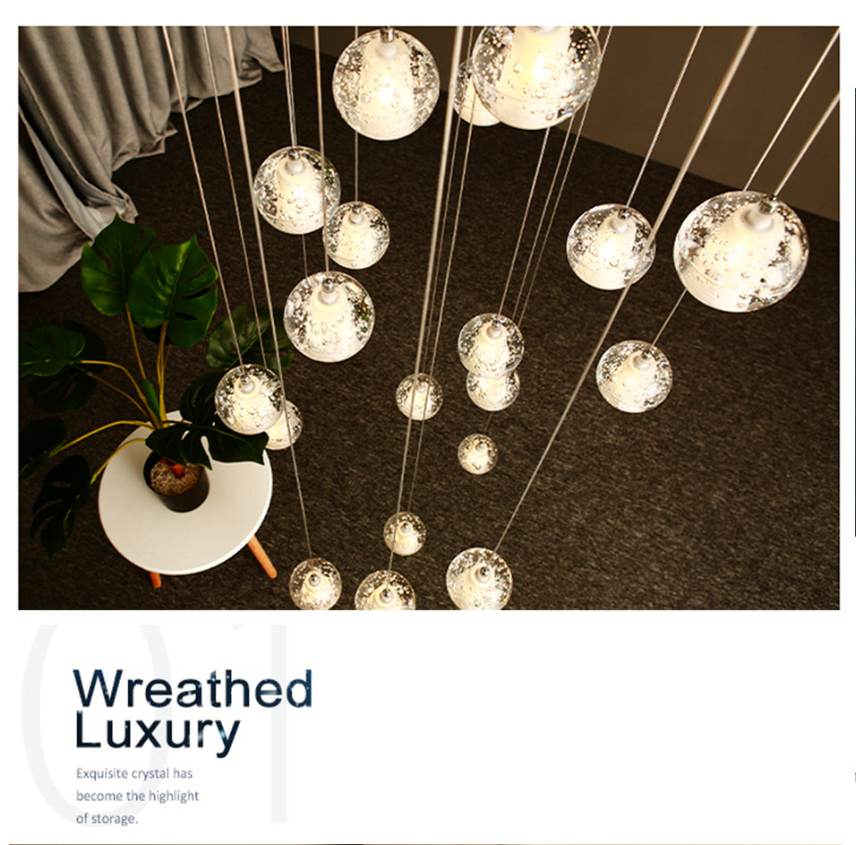 Virmys Modern Crystal Glass Pendant Light