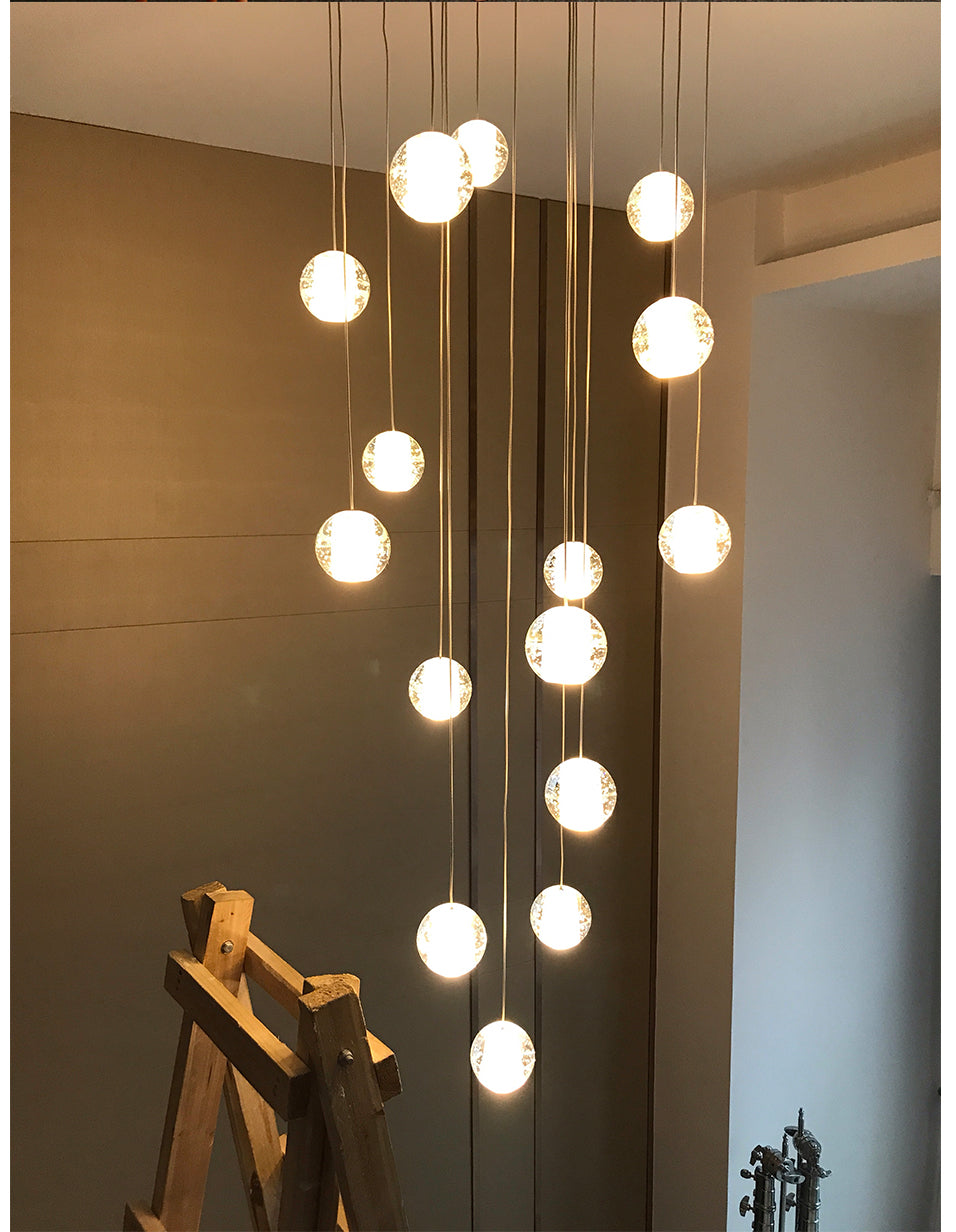 Virmys Modern Crystal Glass Pendant Light