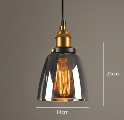 American Vintage Glass Pendant Lights