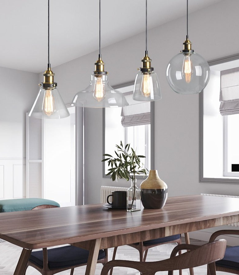 American Vintage Glass Pendant Lights