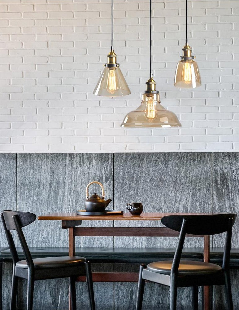 American Vintage Glass Pendant Lights