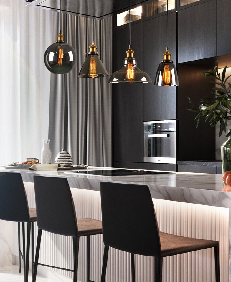 American Vintage Glass Pendant Lights