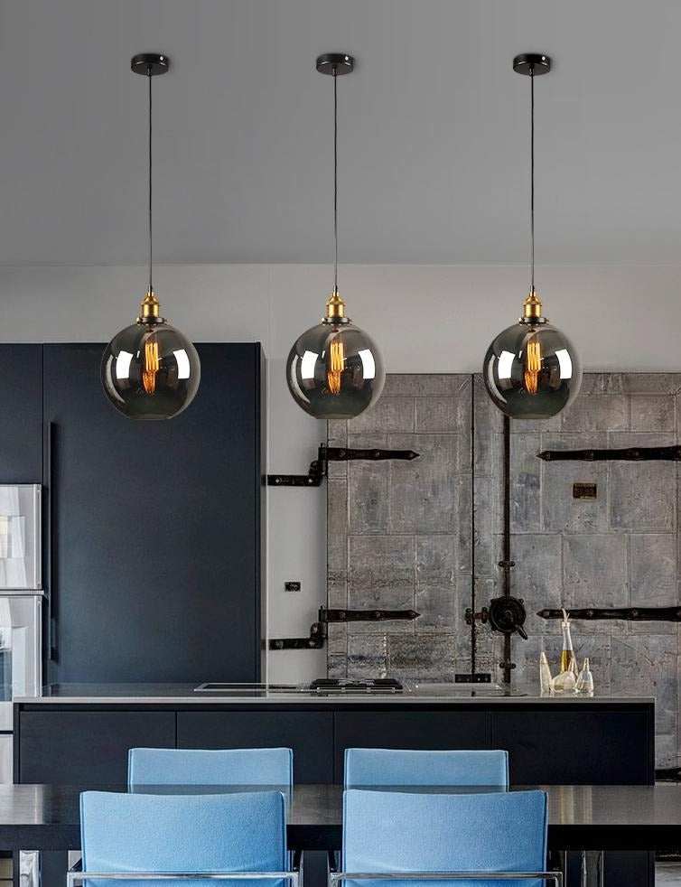 American Vintage Glass Pendant Lights