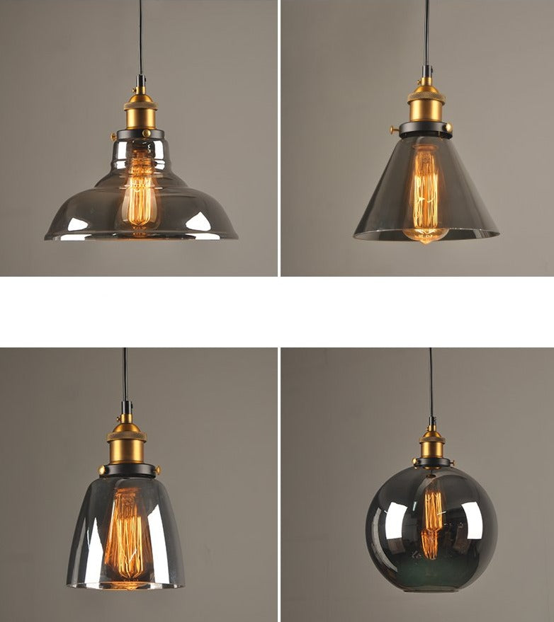 American Vintage Glass Pendant Lights