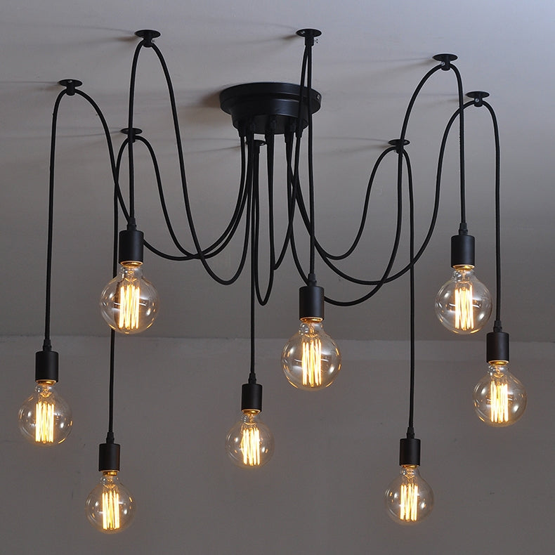 LED Chandelier DIY Art Spider Ceiling Lamp