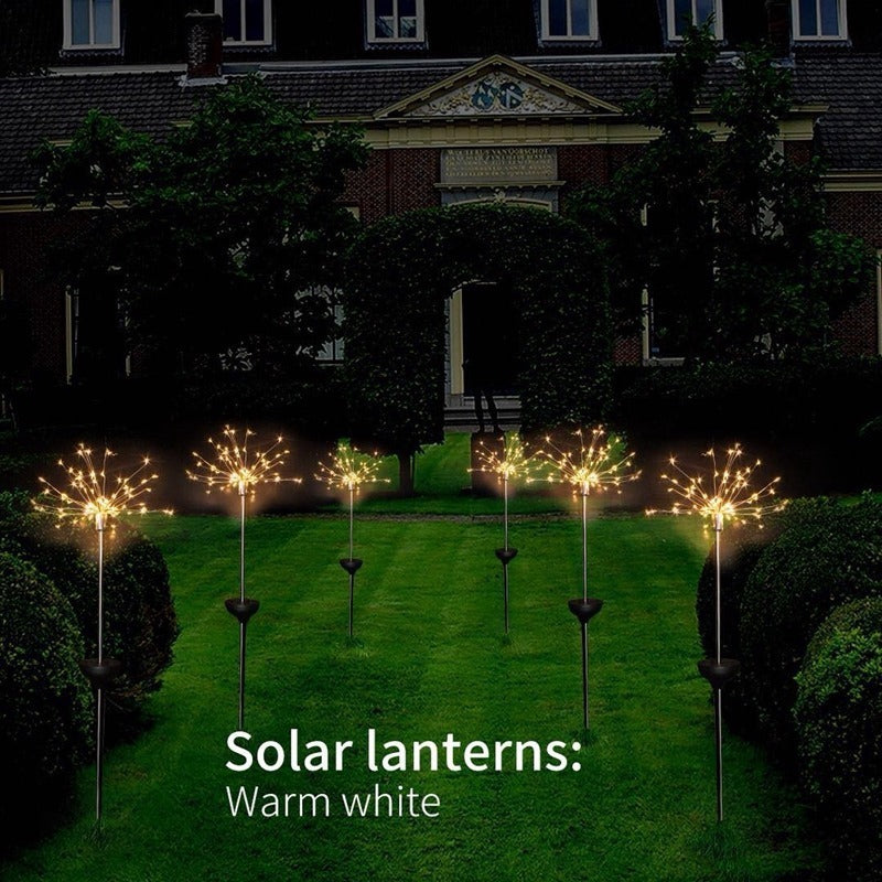 LED Solar Firework Waterproof Lights