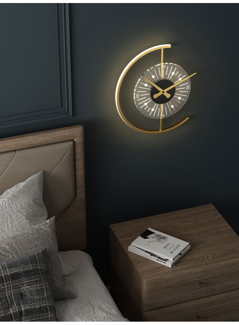 Wall Lamp Clock Accent Light